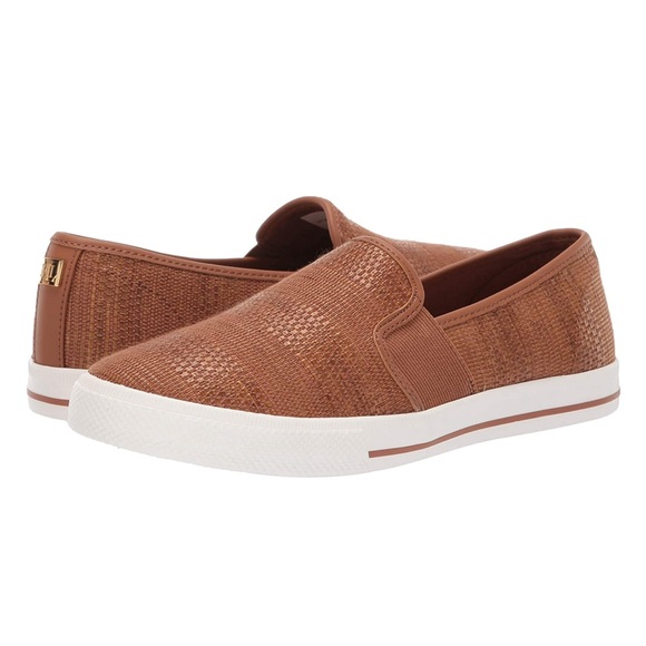 LAUREN RALPH Women’s Cushioned Breathable Jinny Round Toe Slip-On Sneakers | 8 - Picture 3 of 14